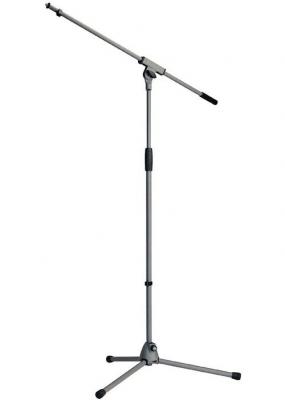 K&M Konig & Meyer Pied perche de micro gris High-tech- 21060
