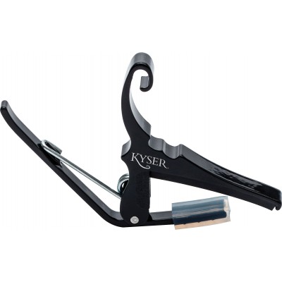 KYSER KG6BA - Capodastre Quick-change guitare acoustique - Black