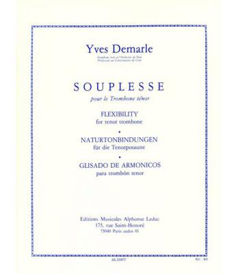 LEDUC M&eacute;thodes et p&eacute;dagogie  DEMARLE Y. - SOUPLESSE - TROMBONE Trombone