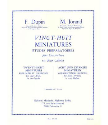 LEDUC Dupin F. Jorand M. - 28 Miniatures Vol. 1 - Caisse Claire