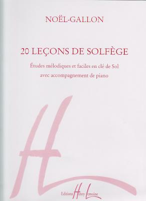 LEMOINE Gallon Noel - Le&ccedil;ons En CL&eacute; De Sol (20) Avec Accompagnement