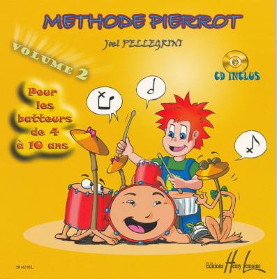 LEMOINE M&eacute;thode Pierrot De Batterie (Pour Les 4-7 Ans) Batterie Volume 2