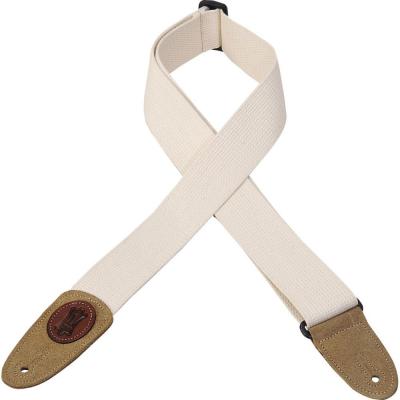 LEVY S MSSC8-NAT - Sangle Guitare Coton Natural/Naturel