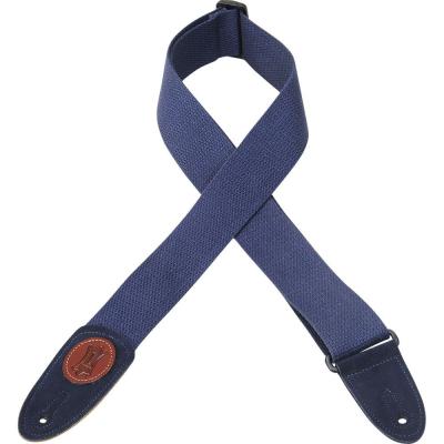 LEVY S Levy's Mssc8-Nav - Sangle Guitare Coton Navy