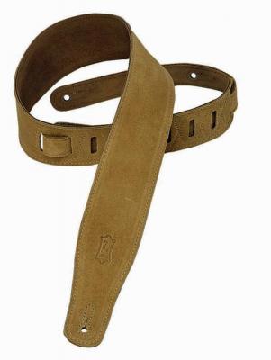 LEVYS LEATHERS MS26-TAN - Sangle Guitare Daim Tan