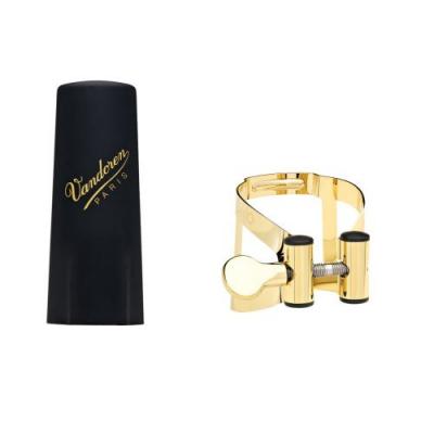 VANDOREN  LC58DP Masters M/O Ligature pour Saxophone T&eacute;nor Finition Or