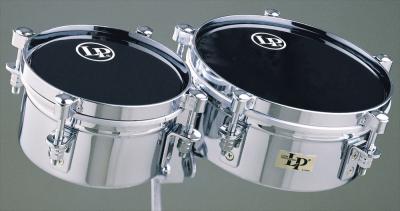 LATIN PERCUSSION  LP845-K 6"" & 8"" Mini Snare Timbales set de mini timbales