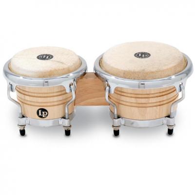 LATIN PERCUSSION LPM199-aw Bongos Mini Accordable Naturel 