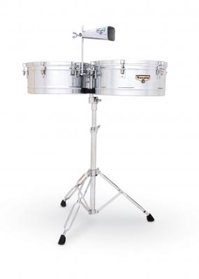 LATIN PERCUSSION  M257 Matador 14"" & 15"" Timbales Timbales avec accordage traditionnel