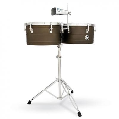 LATIN PERCUSSION M258 LP Matador Deep Shell timbales 14 + 15 finition antique 
