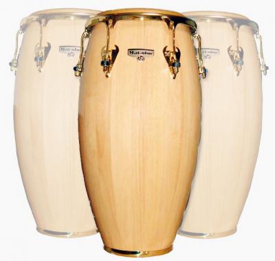 LATIN PERCUSSION LP Matador Wood 12 1/2 Tumba Natural Chrome Hardware