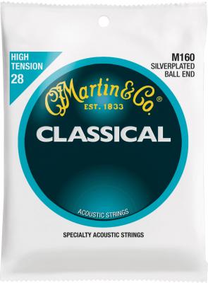 MARTIN STRINGS M160 Classical Standard 80/20 Bronze Silverplated &Agrave; Boule Tirant Fort