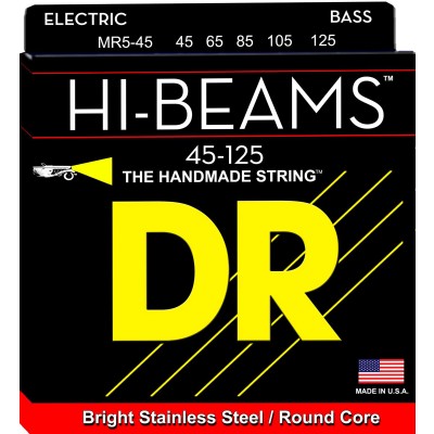 DR  String NMR5-45 Sunbeam Jeu de cordes pour guitare basse