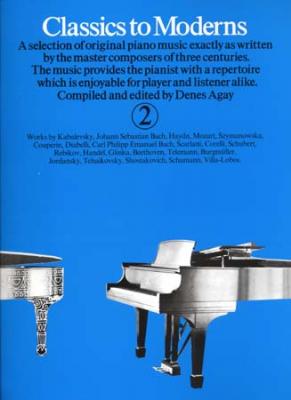 YORKTOWN MUSIC PRESS Classics To Moderns 2. Solo de Piano.