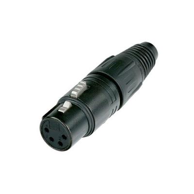NEUTRIK XLR femelle droit  NC4FXX-B Nombre de p&ocirc;les: 4 noir 1 pc(s)