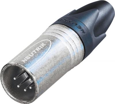 NEUTRIK XLR m&acirc;le, droit NC5MXX Nombre de p&ocirc;les (num): 5 argent