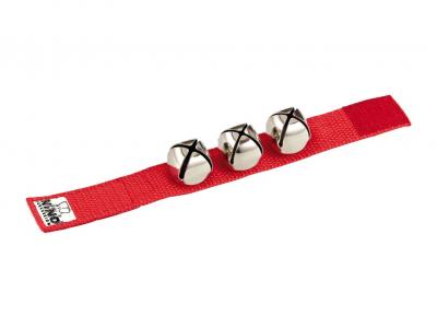  Nino NINO961R Bracelet de 3 Grelots Rouge