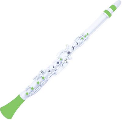 NUVO  Clarineo 2.0 Clarinette En Do Plastique, Blanc-Vert