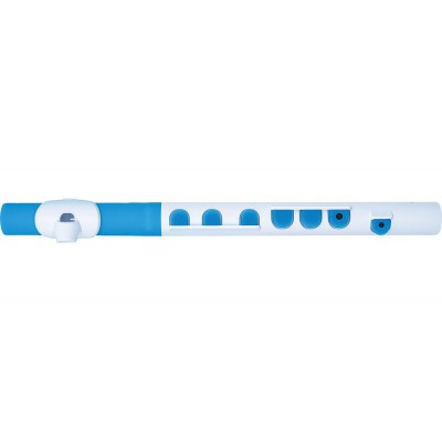 NUVO  Fl&ucirc;te Traversi&egrave;re Enfant Toot - N430twb - Blanche Et Bleue