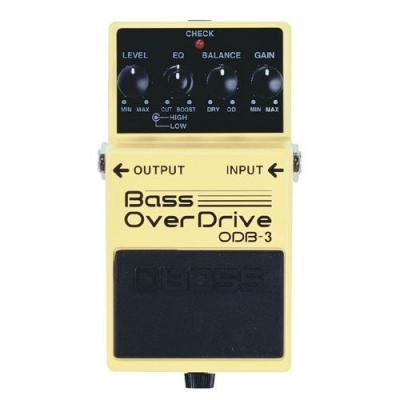 BOSS P&eacute;dale Bass OverDrive ODB-3 , des effets d'Overdrive crunchy pour basse