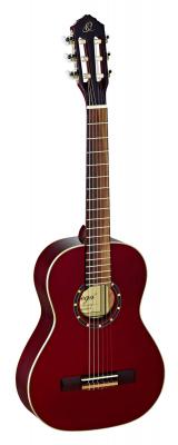 ORTEGA  R121-1/2 - Guitare Classique 1/2 - Bordeaux Brillant (+Housse)