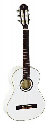 ORTEGA  R121-1/2 - Guitare Classique 1/2 - Blanc Brillant (+Housse)