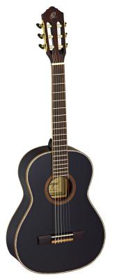 ORTEGA  R221-3/4 - Guitare Classique 3/4 - Noir Brillant (+Housse)