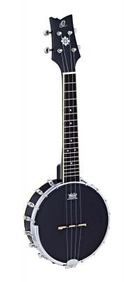 ORTEGA  Banjol&eacute;l&eacute; S&eacute;rie Banjolele 4 cordes + Gigbag - Noir (OUBJ100-SBK)