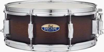 PEARL  DRUMS DECADE MAPLE 14x5,5"" SATIN BROWN BURST
