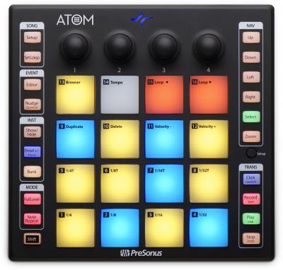 PRESONUS  ATOM1 - Contr&ocirc;leur Midi 16 pads RGB