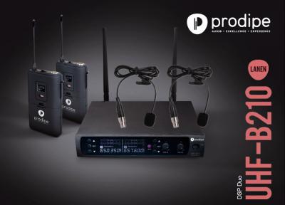 PRODIPE  UHF B210 DSP LAVALIER DUO - 2 microphones cravate