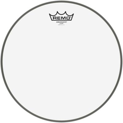 REMO Peau Pour Tom Et Caisse Claire 12'' -  Ambassador Transparente - Ba-0312-00
