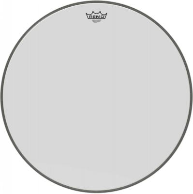 REMO Peau De Grosse Caisse 22'' -  Ambassador Blanc Lisse - Br-1222-00