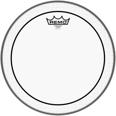 REMO Pinstripe transparent 12'' - Peau Tom et caisse claire