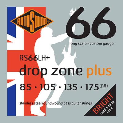 ROTOSOUND  Rs66lh+ Drop Zone Plus - Jeu De Cordes Basse - 85-175