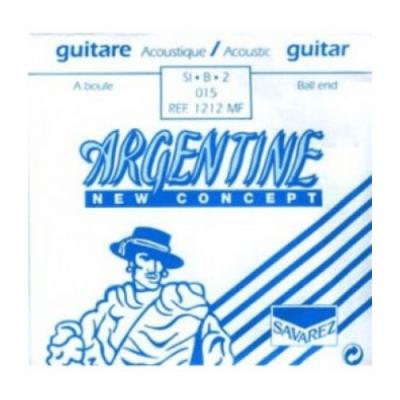 SAVAREZ Argentine 1212MF - Corde de Si tirant 15 &agrave; boule - Guitare Manouche