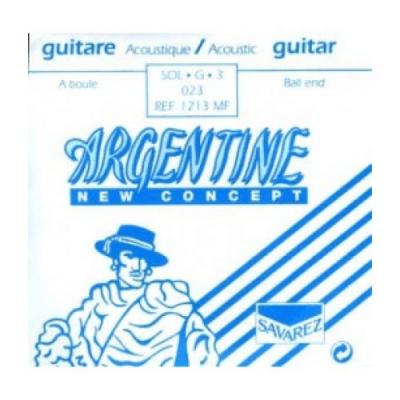 SAVAREZ Argentine 1213MF - Corde de Sol tirant 23 &agrave; boule - Guitare Manouche