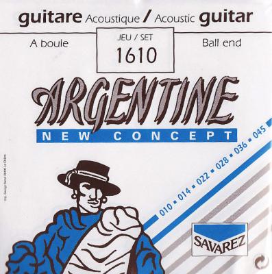 SAVAREZ Argentine 1610 - Jeu De Cordes &Agrave; Boule Guitare Manouche - Tirant 10-45