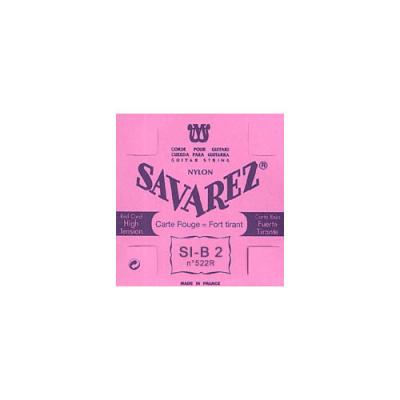 SAVAREZ  522r - Corde Si Guitare Classique Tirant Fort - Carte Rouge