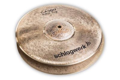 SCHLAGWERK CHH12 Cajon Hihat cymbale 12 pouces pour caj&oacute;n