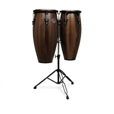 LATIN PERCUSSION  LPA646-SW Aspire Walnut conga Set 10""+11"" sur stand
