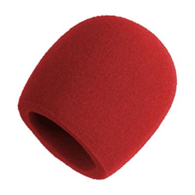 SHURE  A58Ws - Blk Pare - Brise en Mousse pour Tous les Microphones  Ball Rouge