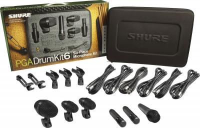 SHURE  Pg Alta 6 - Piece Drum Microphone Kit (Pgadrumkit6)