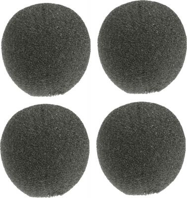 SHURE  Rk355Ws Lot de 4 Pare - Brises en Mousse pour Sm93 Noir