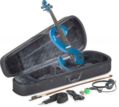 STAGG  EVN 4/4 MBL Violon &eacute;lectrique Bleu m&eacute;tallique