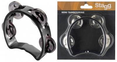 STAGG Mini Tambourin Noir  Tab-Mini-Bk
