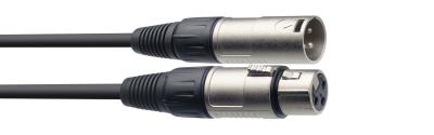 STAGG  3m XLR to XLR Microphone Cable - Black
