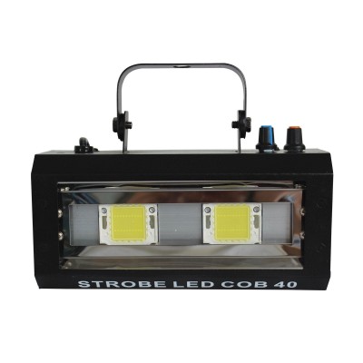POWER LIGHTING Strobe Led Cob 40 - Stroboscope 40W 2 LEDs Blanches