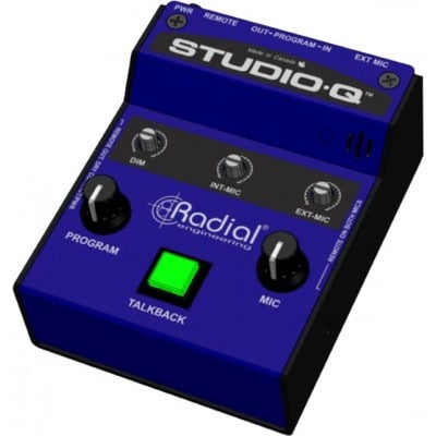 RADIAL  Studio-Q interface Talk-Back avec micro int&eacute;gr&eacute;
