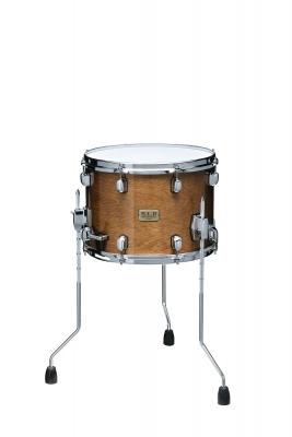 TAMA  Lbh1410l-Tpm S.L.P Duo Birch - Caisse Claire Tom Basse 14"X10" - Transparent Mocha